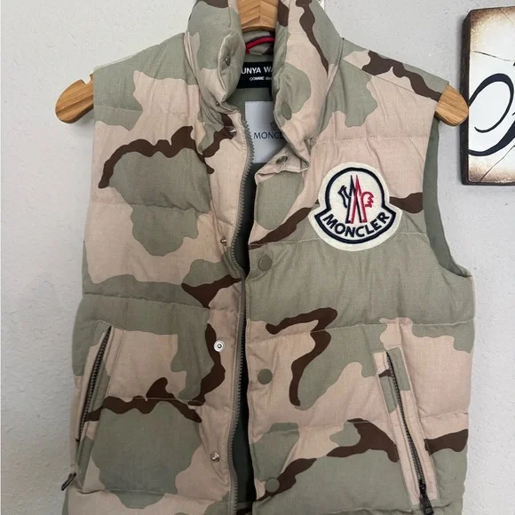 Moncler Camouflage Puffer Vest collab COMMES DE GARÇONS - Picture 4 of 9